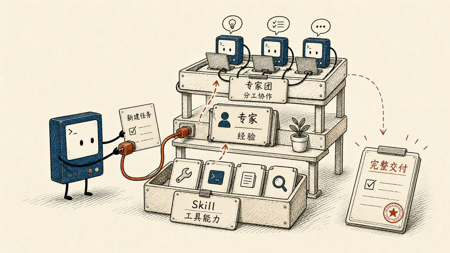 Skill、专家与专家团的能力层级