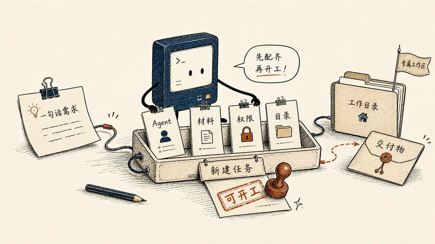WorkBuddy 新建任务中的场景、模式与工作目录