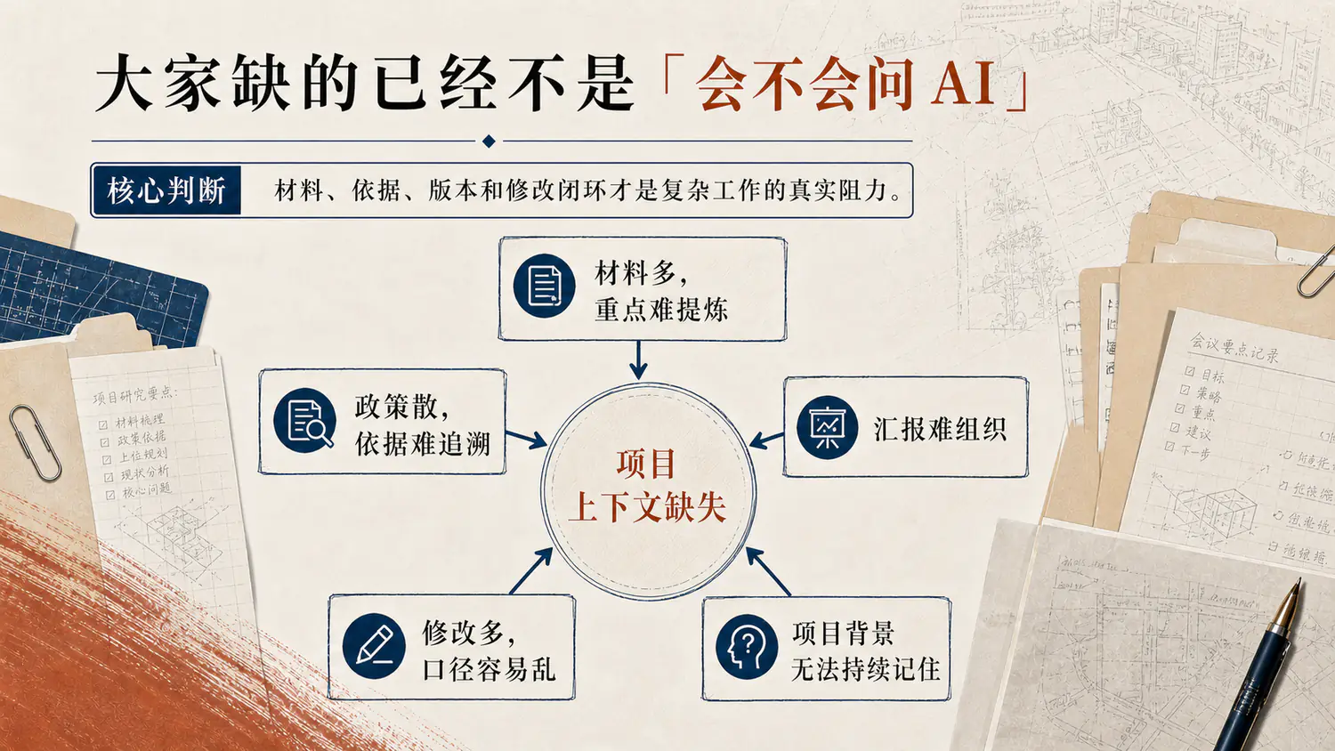 规划工作中反复出现的五类问题
